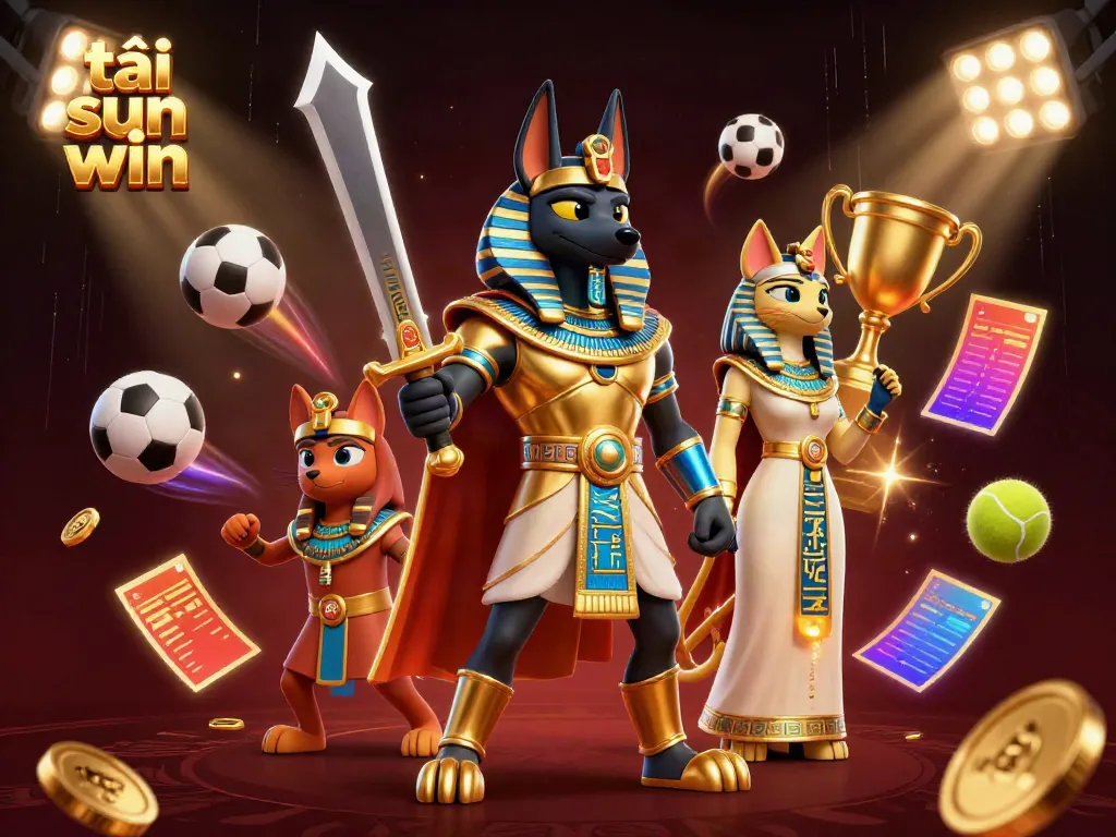 Experience excitement in the online gaming world with tải sun win, featuring dynamic sports elements and vibrant characters.