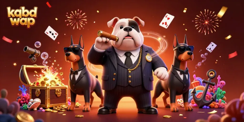 Experience the thrilling atmosphere of kqbd wap with dynamic casino elements and vibrant characters.