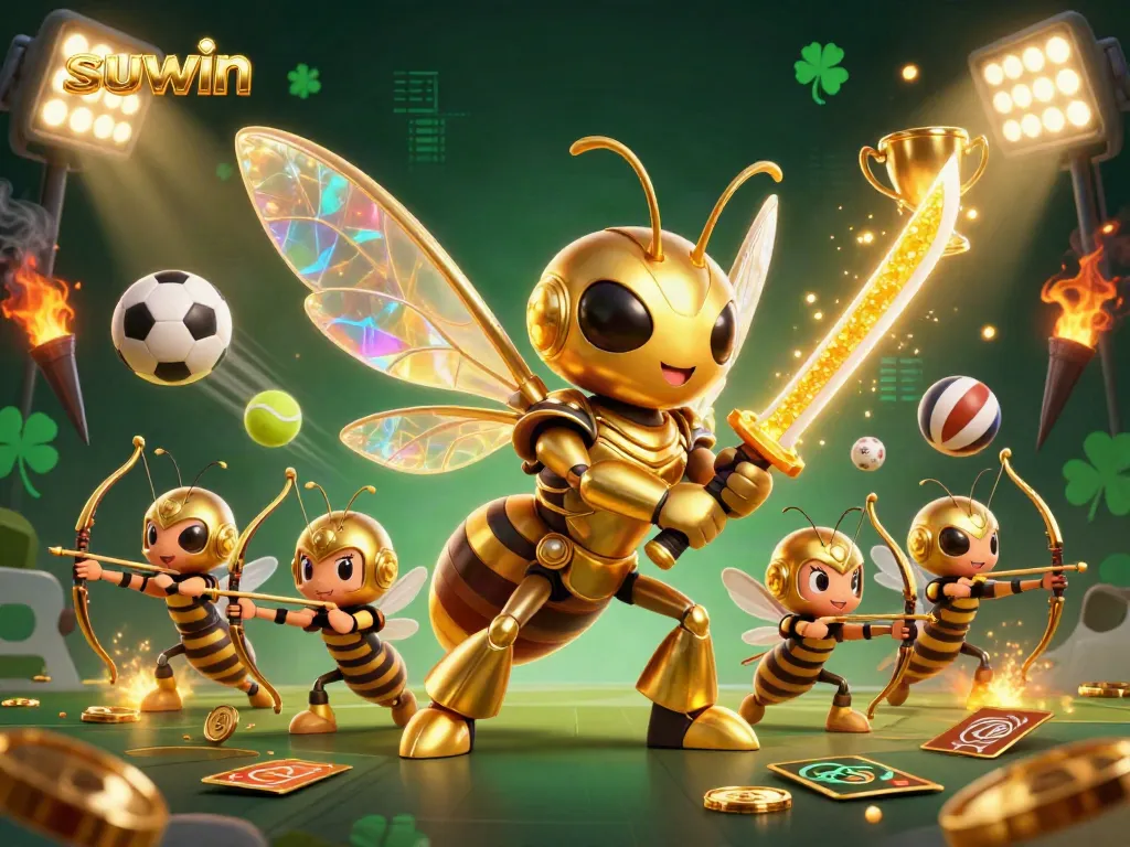 Experience thrilling betting moments with Sunwin’s unique gaming elements in this vibrant 3D illustration.