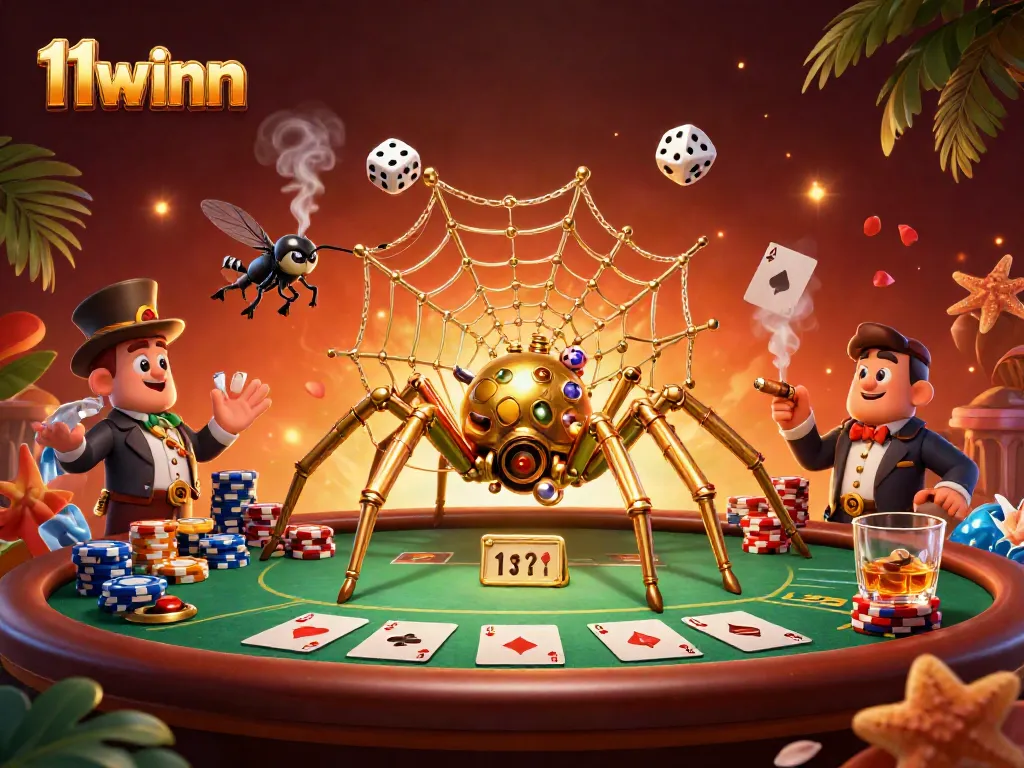 Engage in thrilling action with 11winn's fascinating steampunk casino scene featuring poker elements