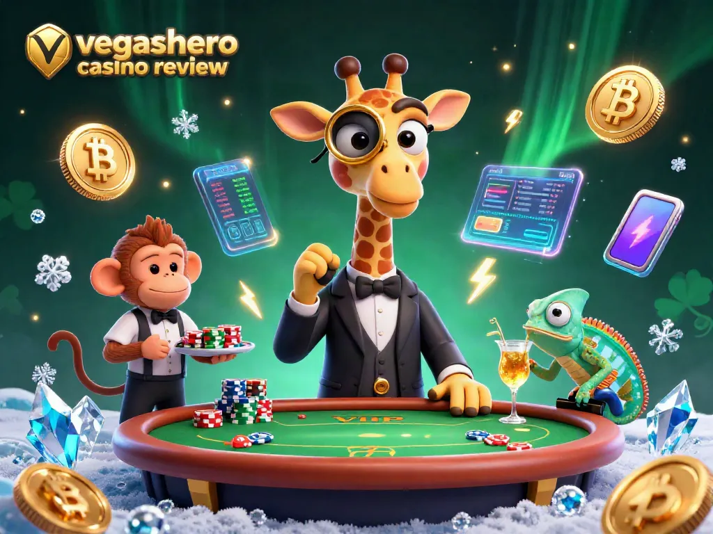 Engage with the finest gaming options in our vegashero casino review, showcasing lively characters and dynamic elements.